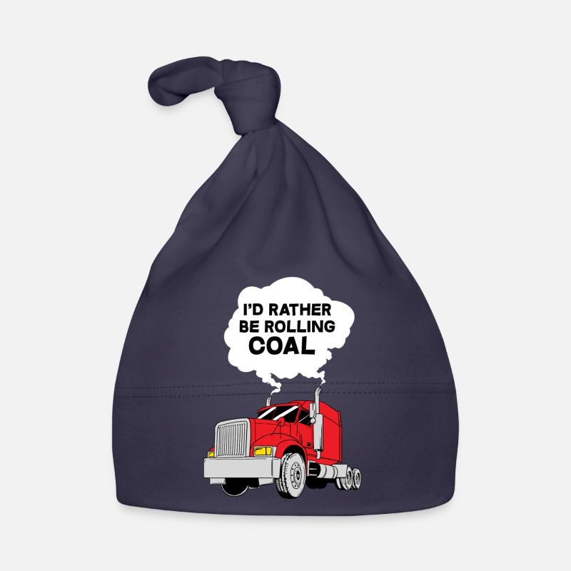 Go Coal Rolling Design for Diesel Drivers Organic Baby Cap