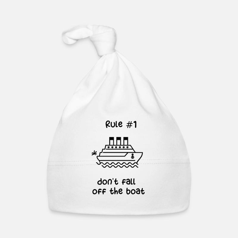 BATEAU DE CROISIÈRE - BATEAU DE CROISIÈRE NOIR Bonnet bio Bébé