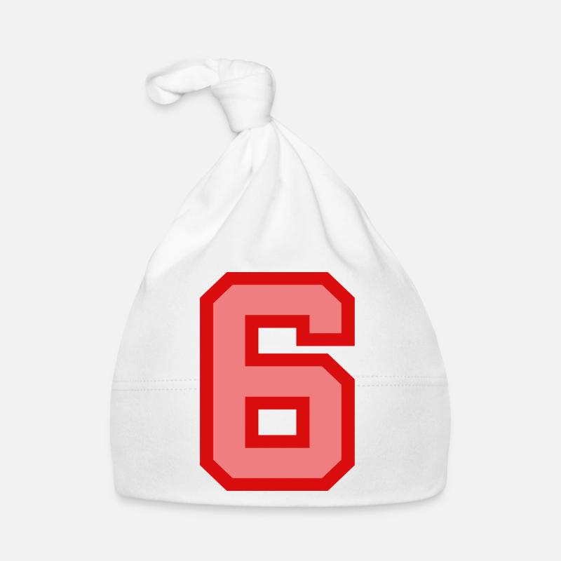 Cool Retro Retrostyle Jersey Number Back Number Organic Baby Cap