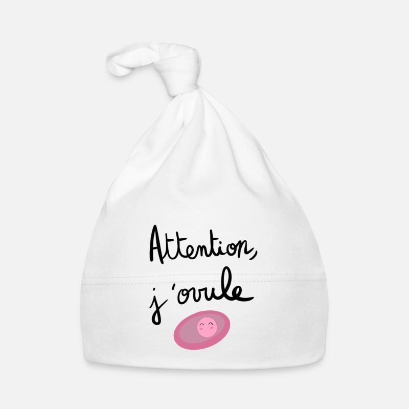 Attention j’ovule ! Bonnet bio Bébé