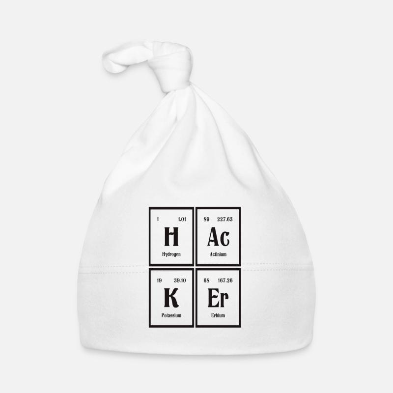 | hacker Tableau périodique des éléments Bonnet bio Bébé
