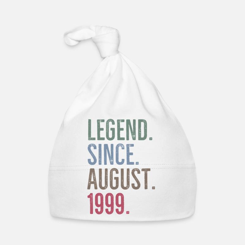Legend Since August 1999 Organic Baby Cap