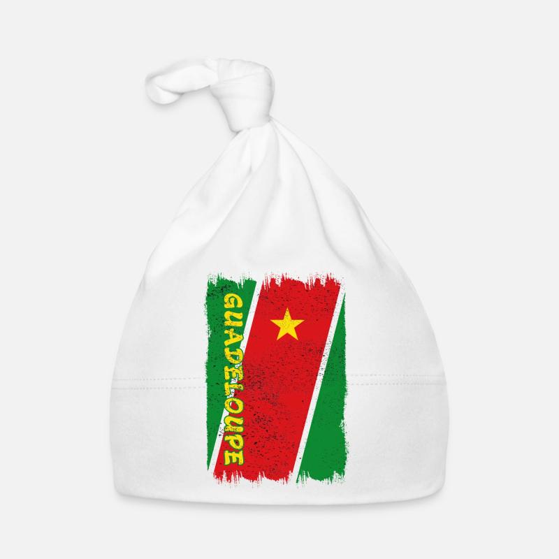 Drapeau de Guadeloupe Bonnet bio Bébé