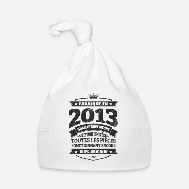 FABRIQUÉ EN 2013 Bonnet bio Bébé