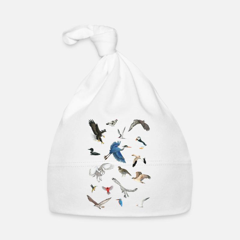 Birds Organic Baby Cap