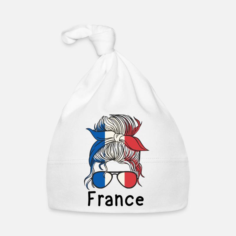 France Drapeau utilisé Look Drapeau français Bonnet bio Bébé