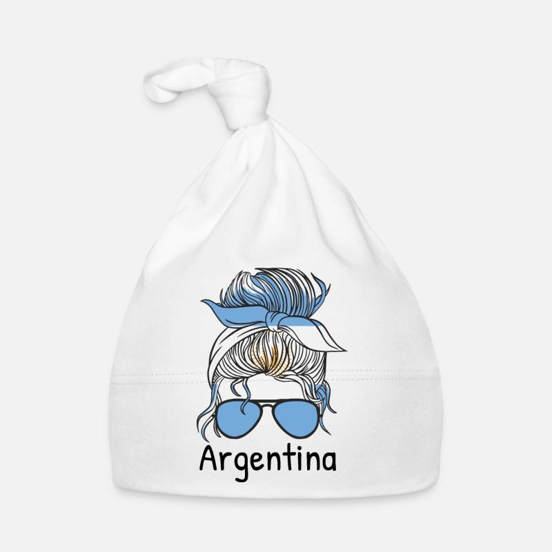 Drapeau de l’Argentine Amérique du Sud Drapeau argentin Bonnet bio Bébé