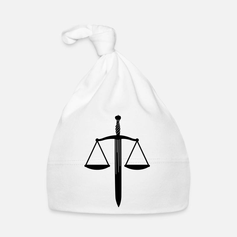 Dish scale with sword Organic Baby Cap