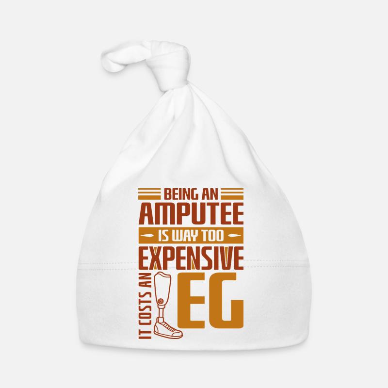 Being an amputee an Leg Baby Bio-Mütze