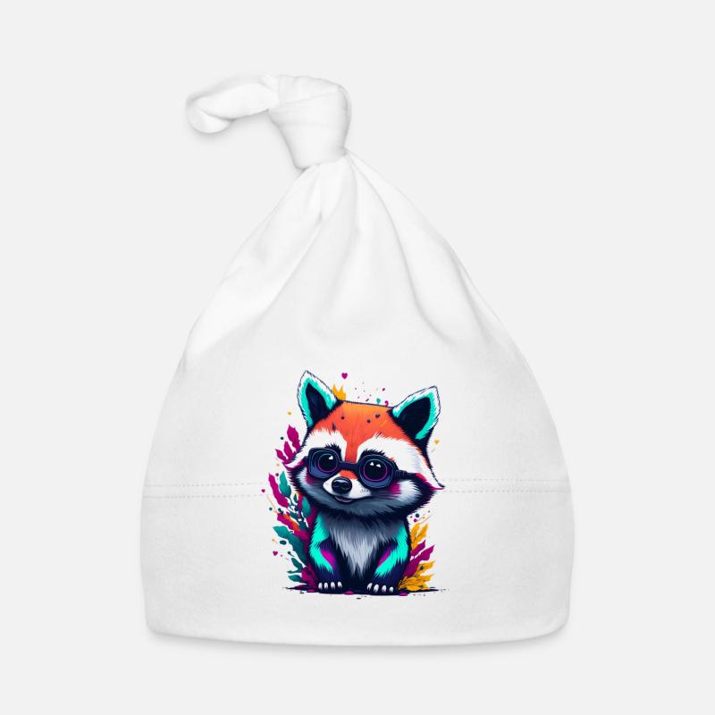 Raton laveur 1 Bonnet bio Bébé
