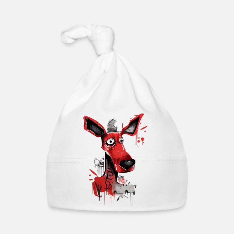 Dongi le chien rouge Bonnet bio Bébé