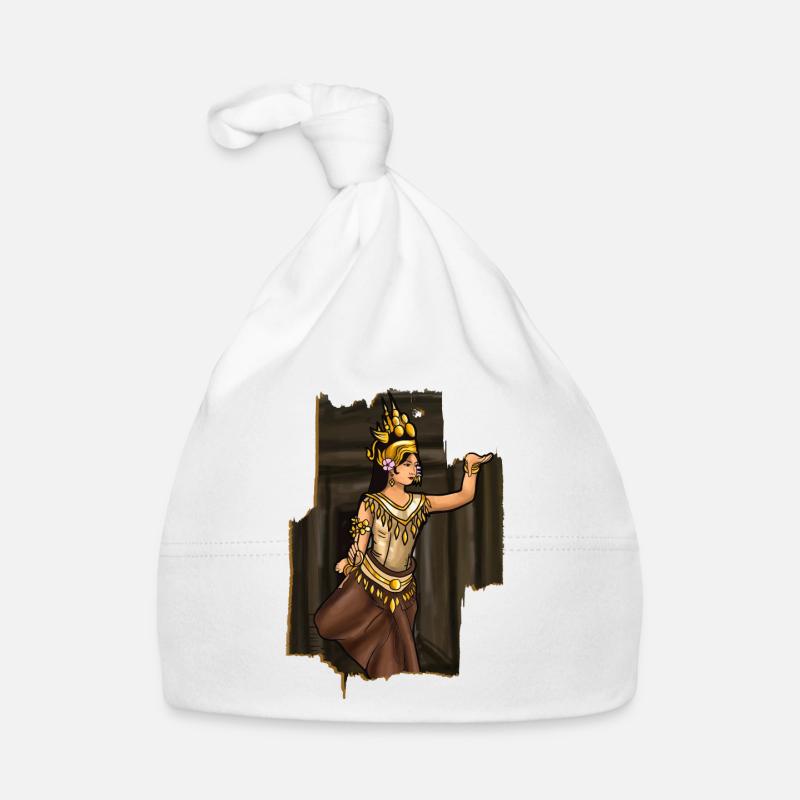 Cambodia Tradition Dance Khmer Apsara I Gift Organic Baby Cap