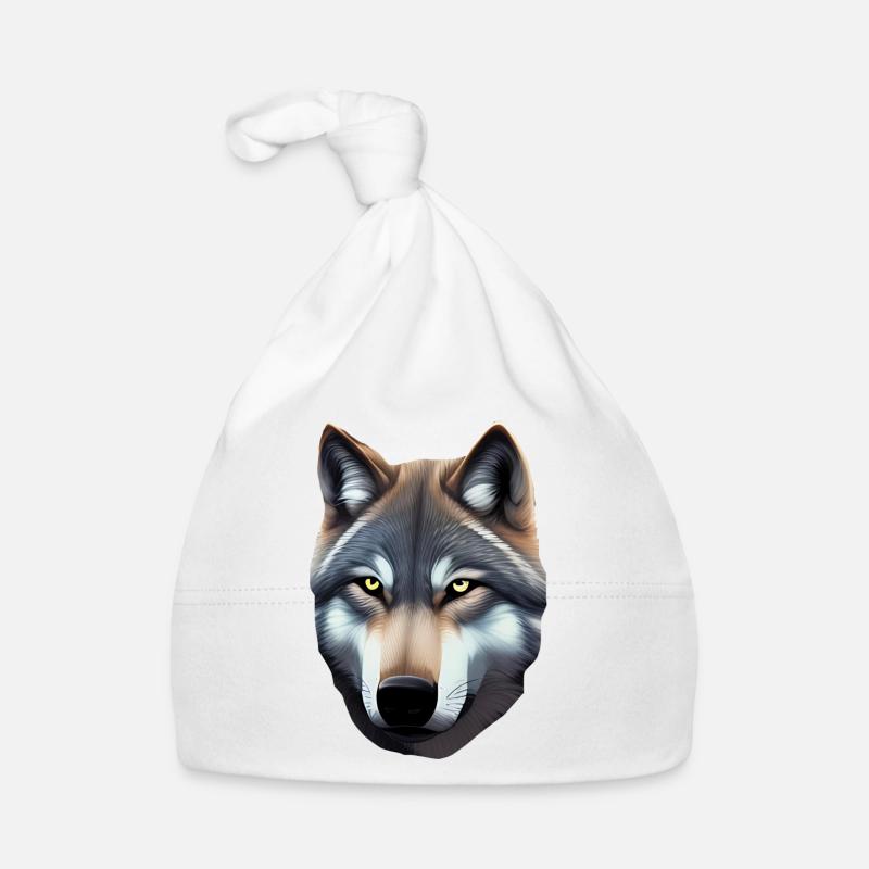 Wolf Baby Bio-Mütze