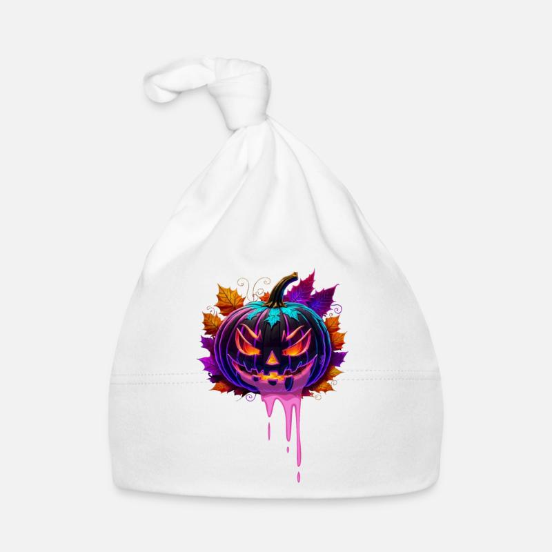 Halloween-Kürbis Baby Bio-Mütze