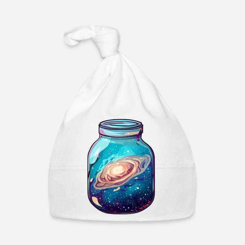 Space in a jar Organic Baby Cap