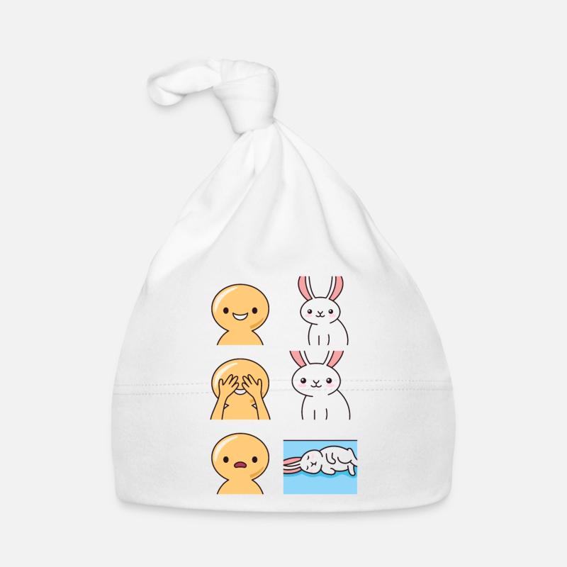 Conception de flop de lapin pour les gardiens de lapins Bonnet bio Bébé