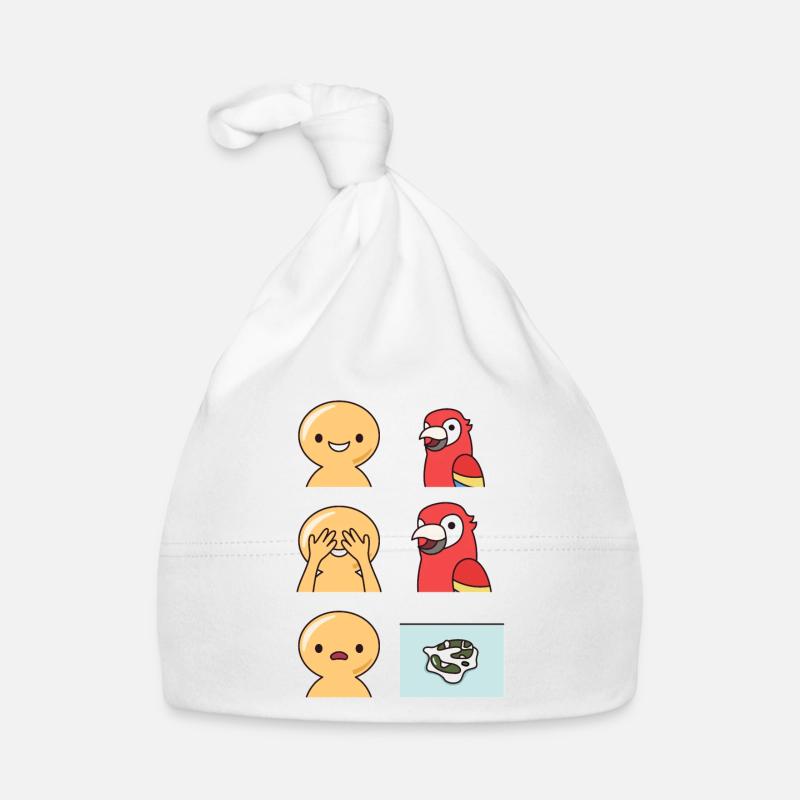 Conception de fientes de perroquets pour les propriétaires de perroquets Bonnet bio Bébé