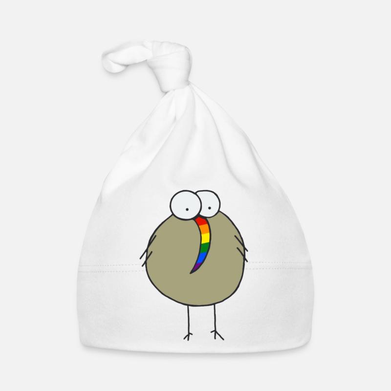 Regenbogenkiwi Baby Bio-Mütze