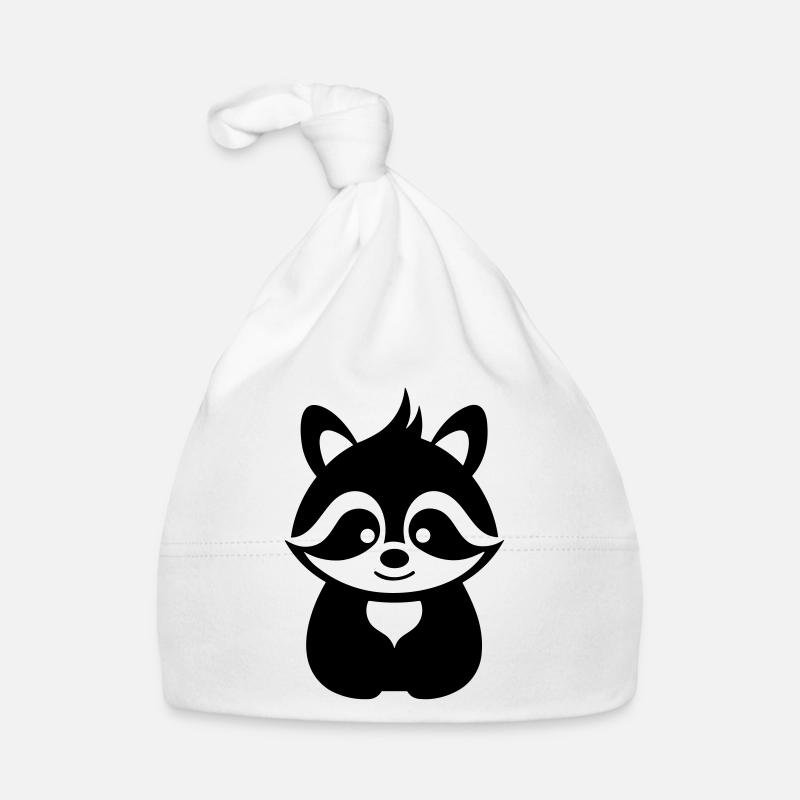 Waschbär Baby Bio-Mütze