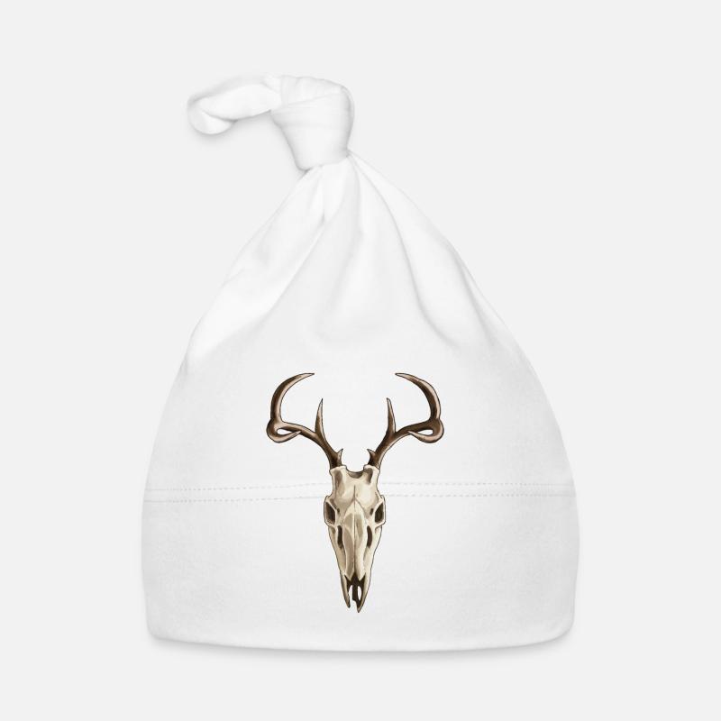 Deer Skull Baby Bio-Mütze