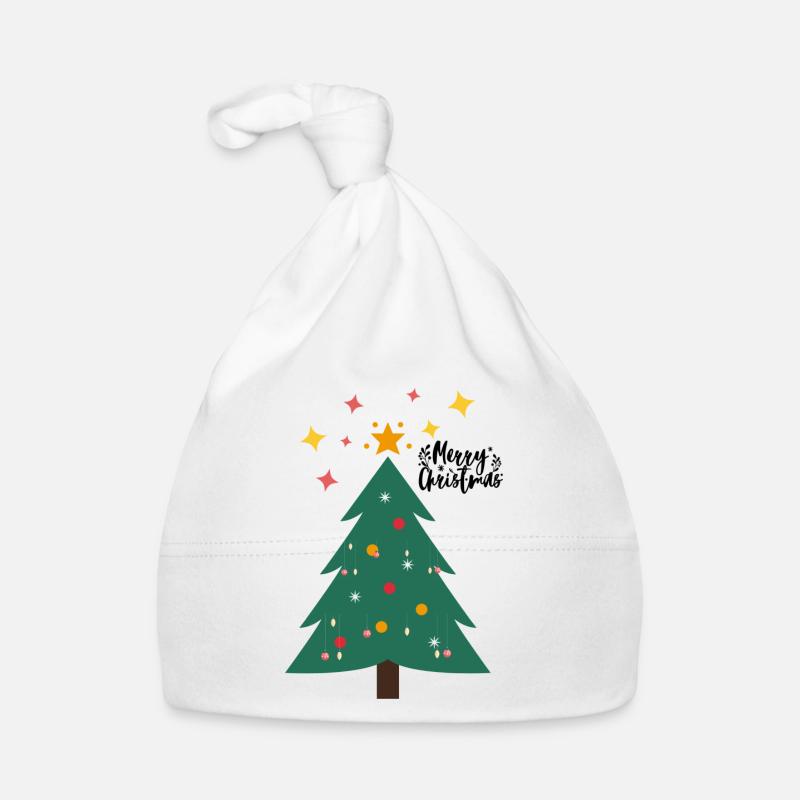 Weihnachtsbaum - Christbaum Baby Bio-Mütze