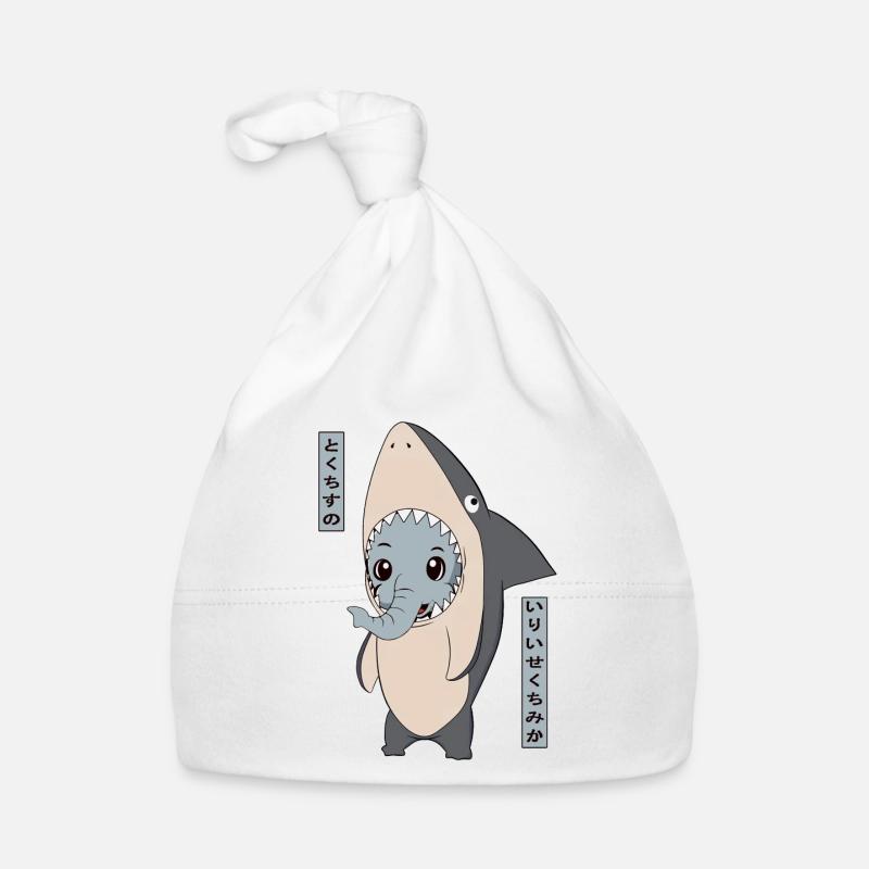 Costume de requin éléphant drôles d’animaux Bonnet bio Bébé