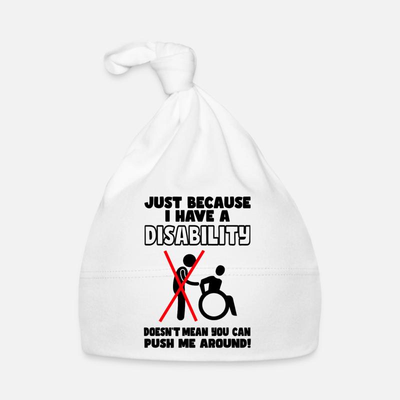 Même si j’ai un handicap, le fauteuil roulant ne pousse pas # Bonnet bio Bébé