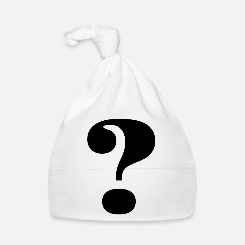 Big question mark Organic Baby Cap