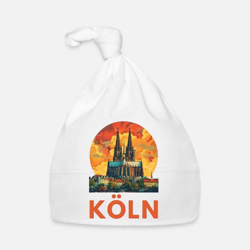 Köln "Kölner Dom" Baby Bio-Mütze