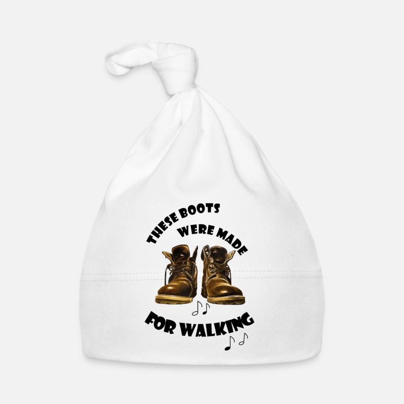 Rough leather boots Vintage Look boots for walking Organic Baby Cap