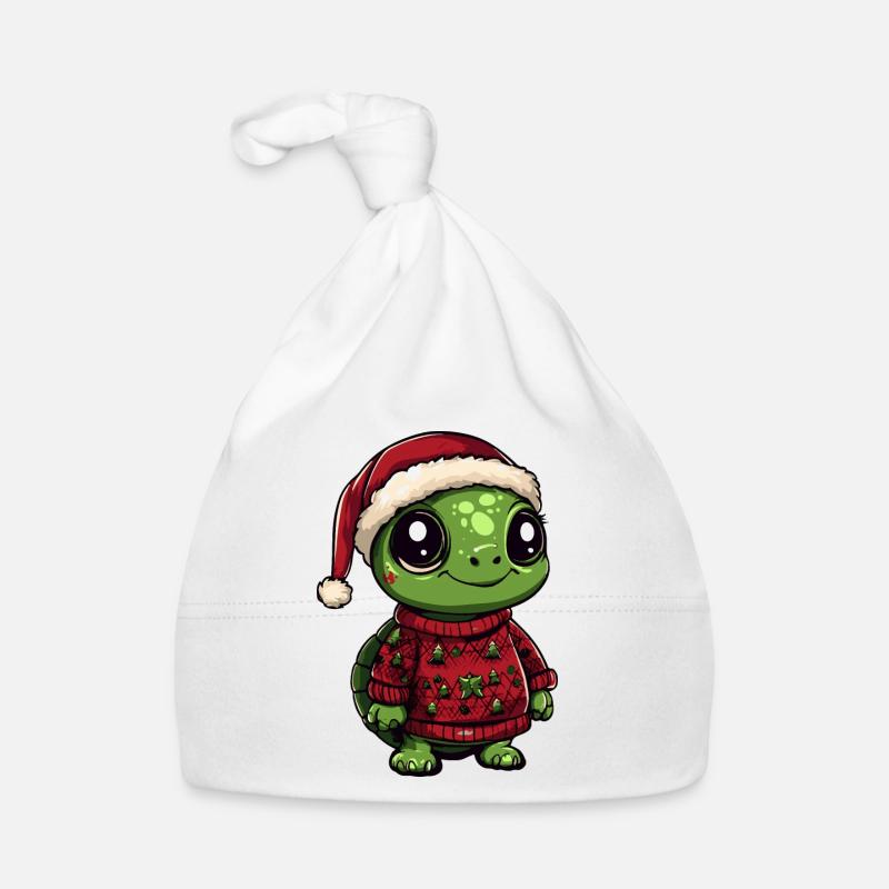 Noël tortue Bonnet bio Bébé