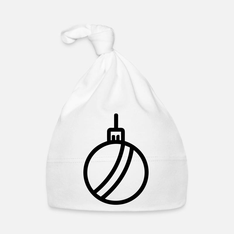 Weihnachtskugel Baby Bio-Mütze