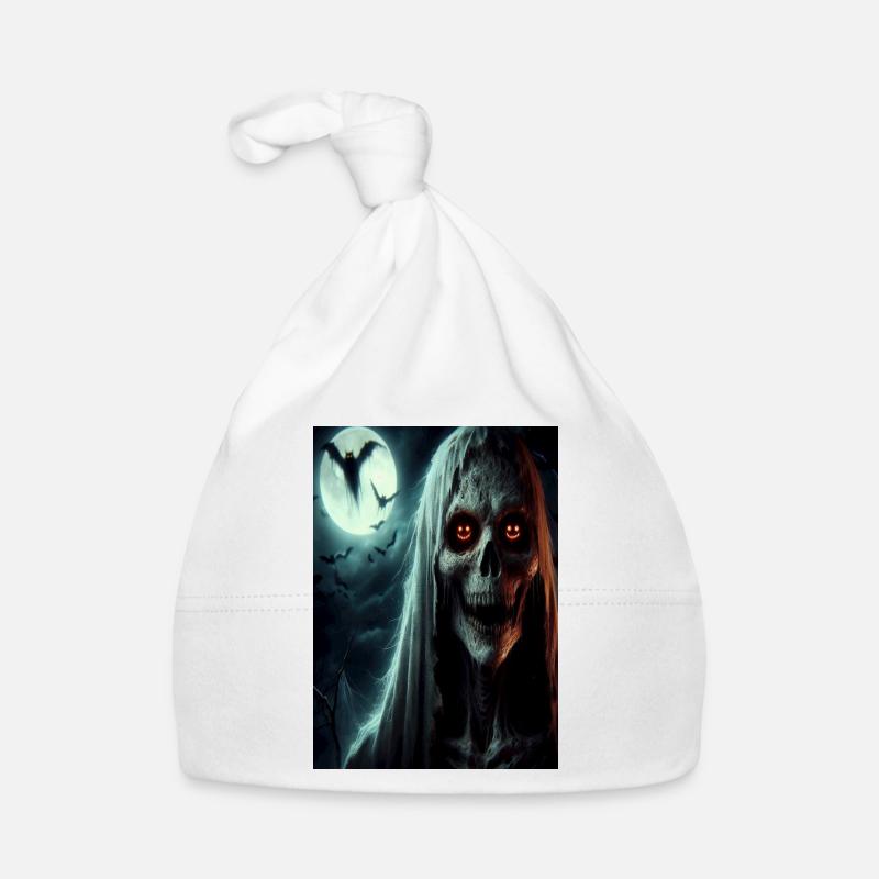 Scary scull Baby Bio-Mütze