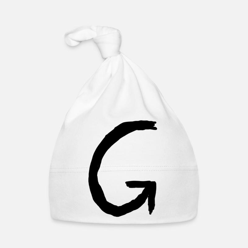 Buchstabe G Baby Bio-Mütze