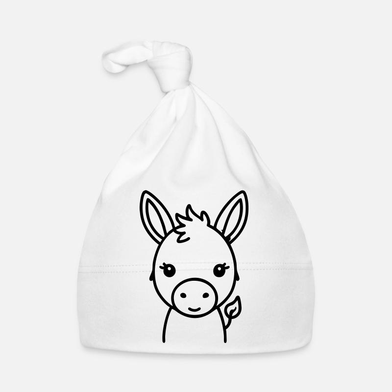 eselchen esel Baby Bio-Mütze