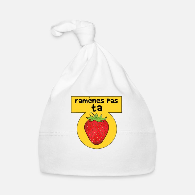 Don't bring your strawberry Organic Baby Cap