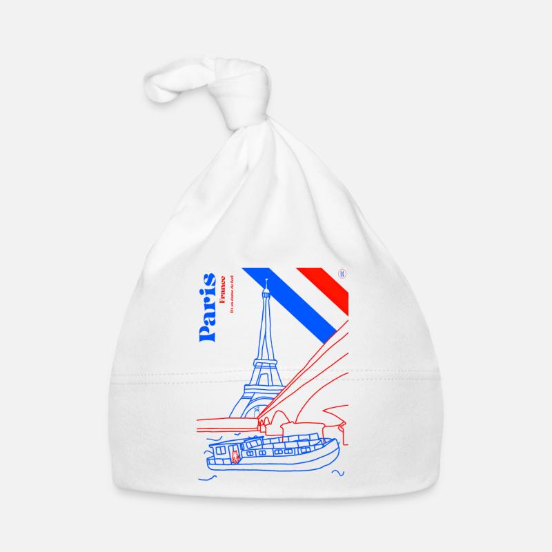 Paris et sa dame de fer Bonnet bio Bébé