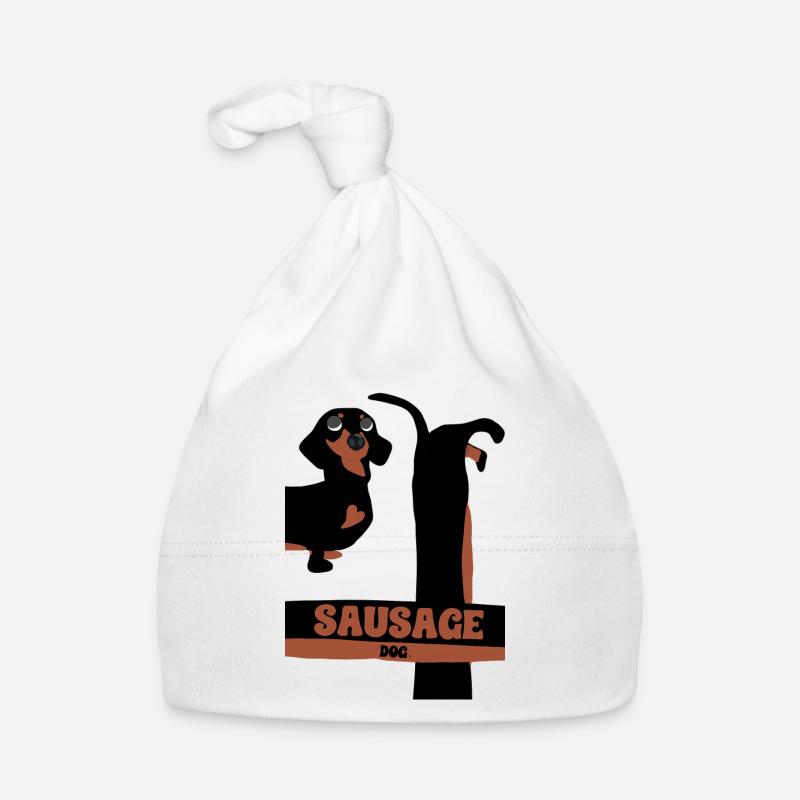 Mega Chien Saucisse Bonnet bio Bébé