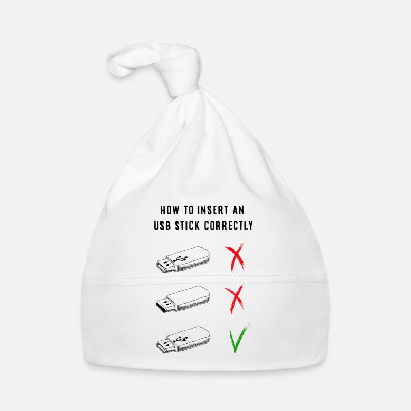 Comment insérer correctement une clé USB Bonnet bio Bébé