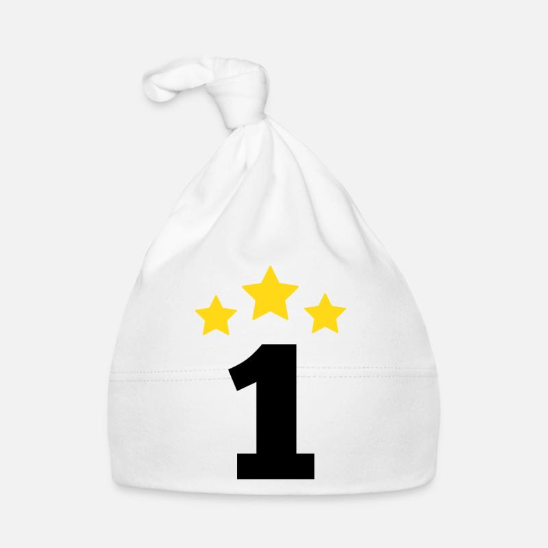 1 Year Star - 1st Anniversary Gift Organic Baby Cap