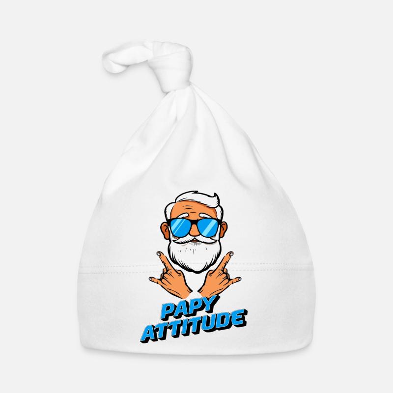 Papy attitude Bonnet bio Bébé