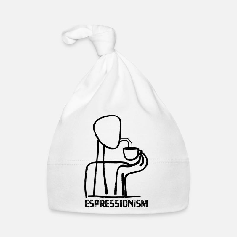 Espressionism - Espresso - Drinking Coffee Organic Baby Cap