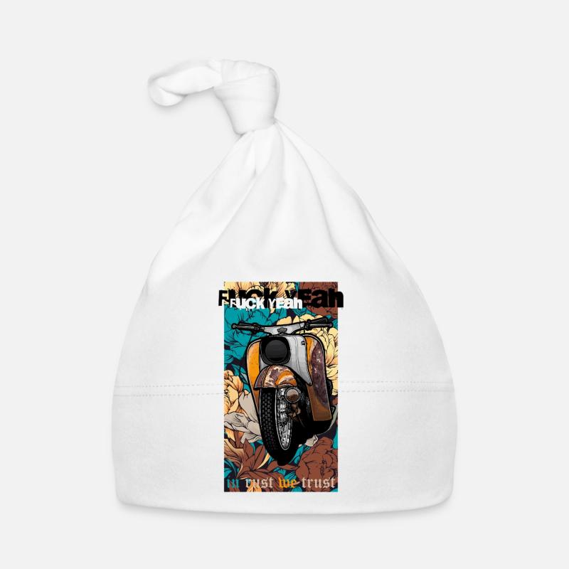 Schwalbe Tuning (yellow / rust) // Illustration Organic Baby Cap