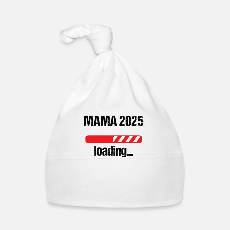 Mama 2025 Geschenk Frauen Damen Mutter Schwanger Baby Bio-Mütze