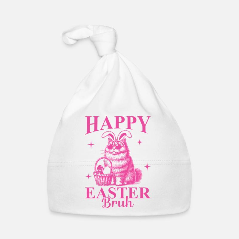 Happy Easter Bruh Baby Bio-Mütze