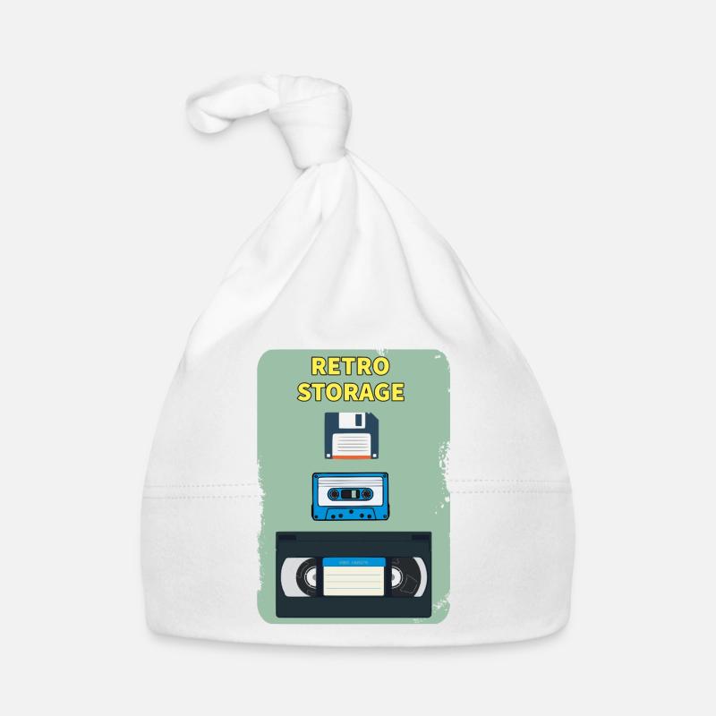 Retro storage Organic Baby Cap
