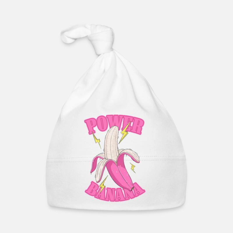 Kitschige Power Banane Baby Bio-Mütze