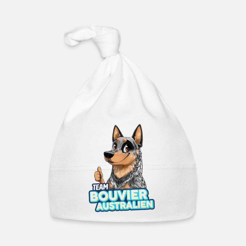 TEAM Bouvier Australien - Bleu Bonnet bio Bébé