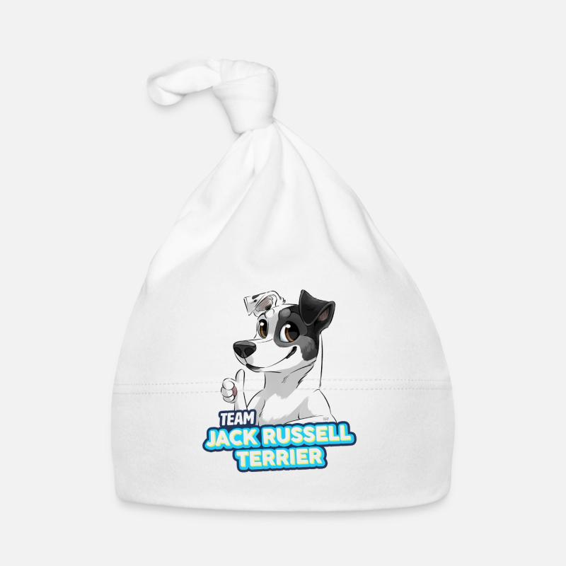 TEAM Jack Russell Terrier - Noir Bonnet bio Bébé