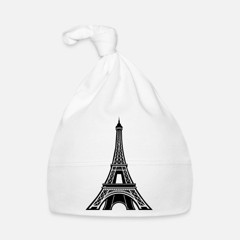 Eiffel Tower Paris Organic Baby Cap